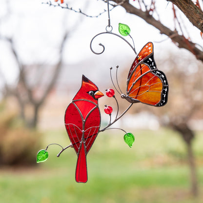 Butterfly artwork Custom stained glass