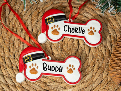 Personalized Dog Bone Ornament 2025