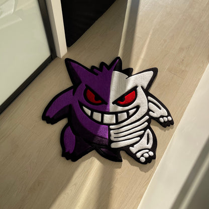 3D Skeleton Tufted Rug, Cartoon Home Decor
