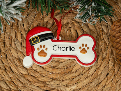 Personalized Dog Bone Ornament 2025