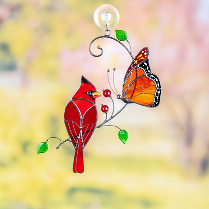 Butterfly artwork Custom stained glass