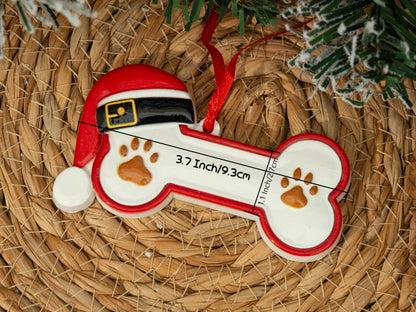 Personalized Pet Bone Xmas Decoration