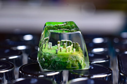 Stonehenge keycap, Resin handmade, Artisan Keycap
